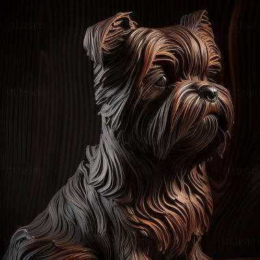 3D model Affenpinscher dog (STL)